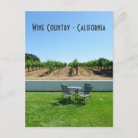 Wine Country Briefkaart! Briefkaart (Voorkant)