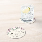 Wine Country | Personalized Home Wine Cellar Ronde Kartonnen Onderzetter (Insitu)