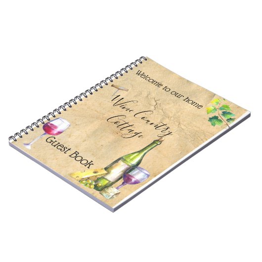 Wine Country Vakantiehuis Gastenboek Winery Notitieboek (Linkerzijde)