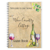 Wine Country Vakantiehuis Gastenboek Winery Notitieboek (Voorkant)