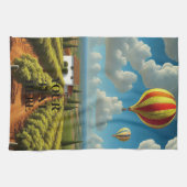 Wine Country Vineyards Personaliseren Tekst wijzig Theedoek (Horizontaal)