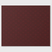 Wine Damask Bows Cadeaupapier (Vlak)