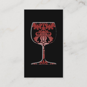 Wine Damask Visitekaartje