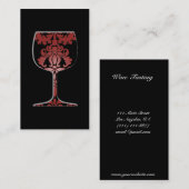 Wine Damask Visitekaartje (Voorkant / Achterkant)