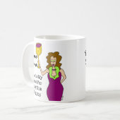 Wine Diva: "Wijn is mijn onderscheiding..." Koffiemok (Voorkant links)
