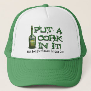 Wine Drinker - Doe er een CORK in! Trucker Pet