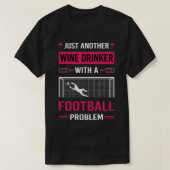 Wine Drinker T-shirt (Design voorkant)