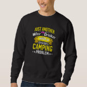 Wine Drinker with Camping Problem Wine Lover Funny Trui (Voorkant)