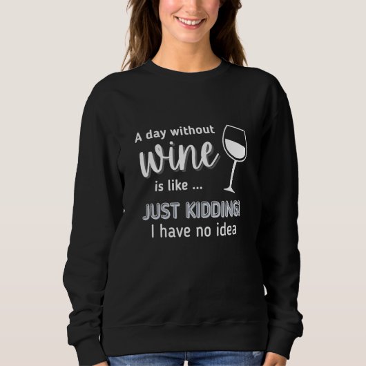 Wine Drinkers and Wine Trui (Voorkant)