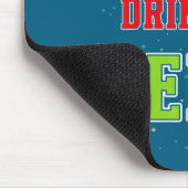 Wine Drinking Elf Christmas Family Matching Group  Muismat (Hoek)