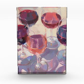 Wine drinks Red Tropical pink wine drink set  Fotoblokken (Voorkant)