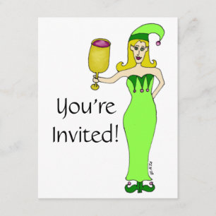 Wine Elf "Drink & be Merry" Kaart