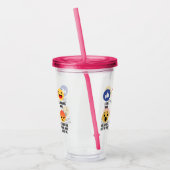 Wine Emojis Acryl Drinkbeker (Links)