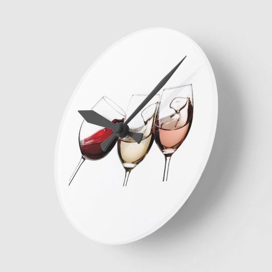 "WINE ENTHUSIAST"-KLOK RONDE KLOK (Hoek)