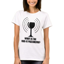 Wine-Fi-wachtwoord Funny Wine Glass WiFi Waves