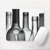 Wine Fles Computer Mousepad Muismat (Met muis)