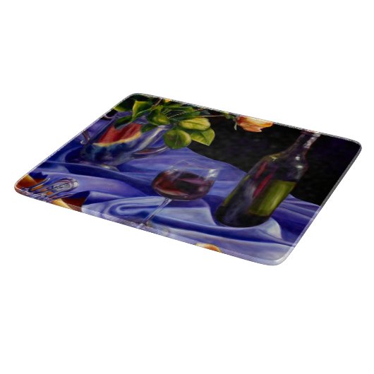 Wine, Flowers and Elegance Snijplank (Hoek)