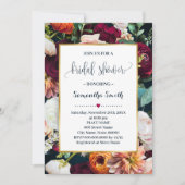 Wine Flowers Vrijgezellenfeest Navy Weddenschap Kaart (Voorkant)