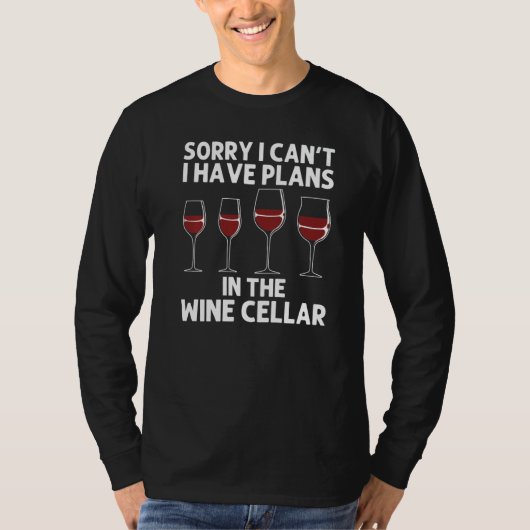 Wine For Men Women Red Wine  Wine Glass Alcohol T-shirt (Voorkant)