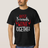 Wine Friends T-shirt (Voorkant)