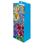 Wine Gift Bag Wijn Cadeautas (Achterkant Gekanteld)