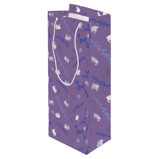 Wine Gift Bag Wijn Cadeautas (Achterkant Gekanteld)