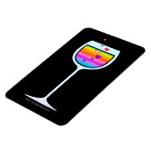 WINE GLASS FLEXIBEL MAGNET MAGNEET (Linkerzijde)