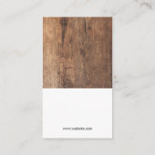 Wine Glass | Hout Visitekaartje (Achterkant)