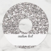 Wine Glass Labels Identifier Marker Paper Glitter (Voorkant)