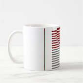 Wine Glass Silhouette Coffee Mok (Links)