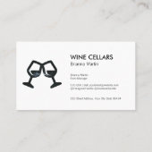 Wine Glass | Sommelier Afsprakenkaartje (Achterkant)