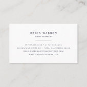 Wine Glass | Sommelier of Wine Industry Visitekaartje (Achterkant)