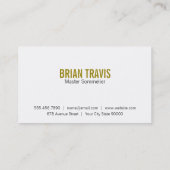 Wine Glass | Tegenruimte Visitekaartje (Achterkant)