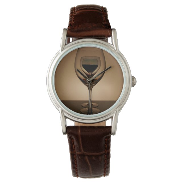 Wine Glasses  Horloge (Voorkant)