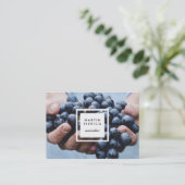 Wine Grapes Sommelier of Vintner Visitekaartje (Staand voorkant)