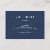 Wine Grapes Sommelier of Vintner Visitekaartje (Achterkant)