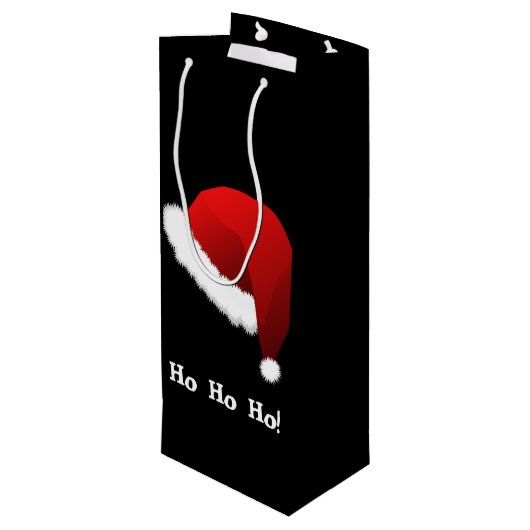 Wine Holiday Gift Bag Wijn Cadeautas (Achterkant Gekanteld)