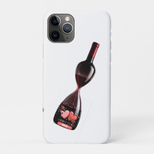 Wine Hourglass - Time Flowers Like Wine  Case-Mate iPhone Case (Achterkant)