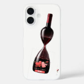 Wine Hourglass - Time Flowers Like Wine  Case-Mate iPhone Case (Achterkant)