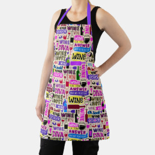 WINE Humor All-Over Print Schort
