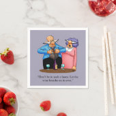 Wine Humor Cocktail Party Napkins Servet (Insitu)
