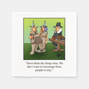 Wine Humor Cocktail Party Napkins Servet