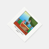 Wine Humor Cocktail Party Napkins Servet (Hoek)