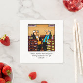 Wine Humor Cocktail Party Napkins Servet (Insitu)