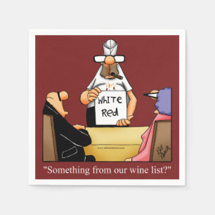 Wine Humor Cocktail Party Napkins Servet
