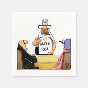Wine Humor Cocktail Party Napkins Servet