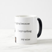 Wine Humor coffee Mug Magische Mok (Voorkant rechts)