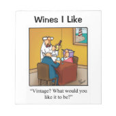 Wine Humor Journal Notitieblok Gift (Voorkant)