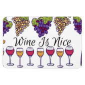 Wine Is Nice Flexible Photo Magnet Magneet (Horizontaal)