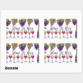 Wine Is Nice Sticker (Vel)